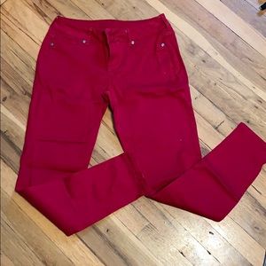 Maurice’s red pants